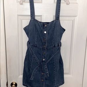Glassons Denim Button-Up Dress